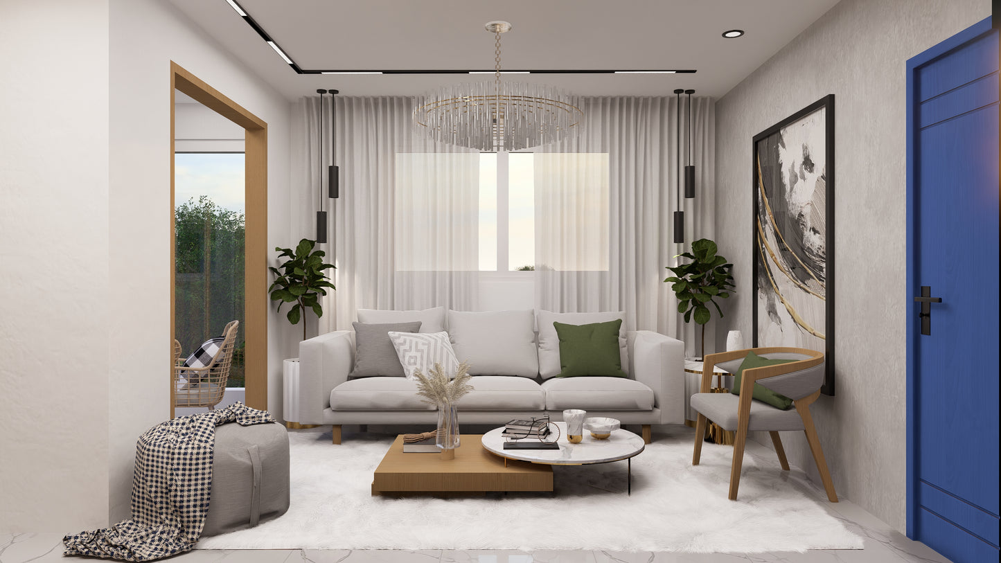 Paquete Interior: Áreas Sociales | Cocina, Sala y Comedor