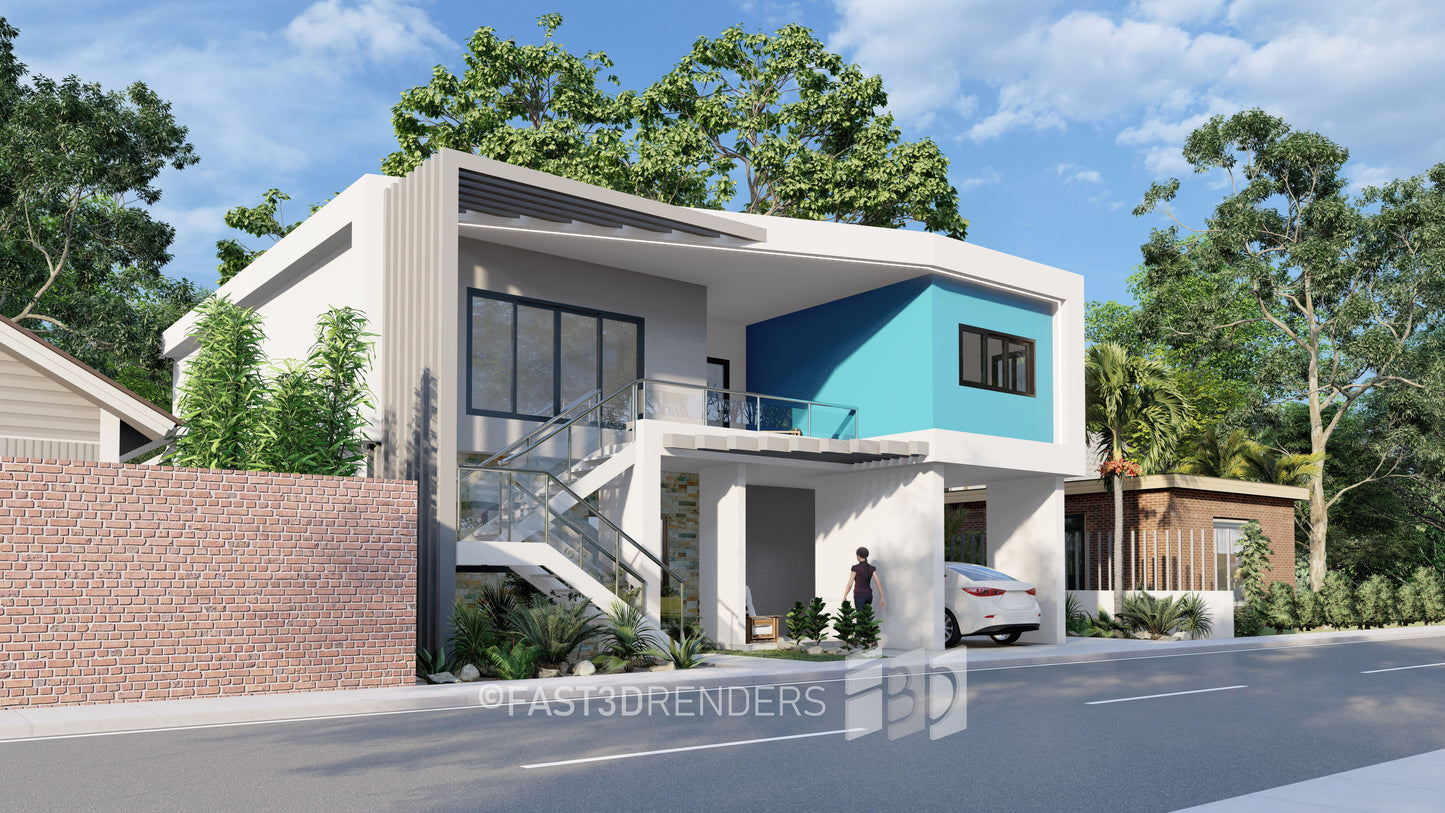 Renderizado 3D Exterior Universal