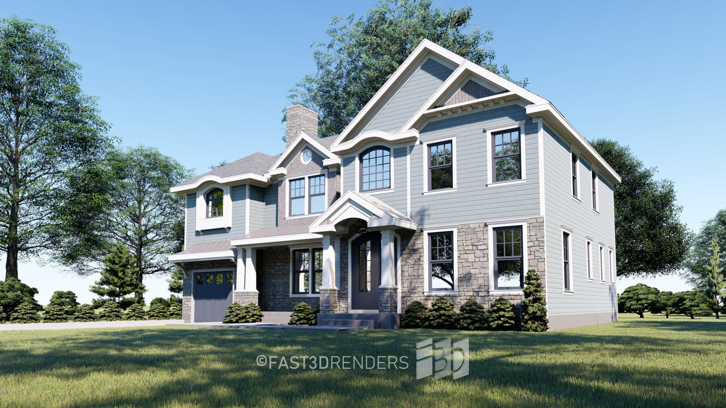 Renderizado 3D Exterior Universal