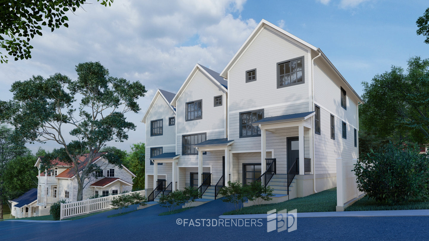 Renderizado 3D Exterior Universal