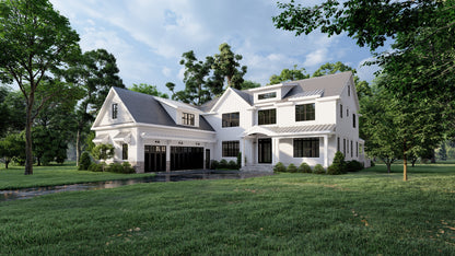 Completo Exterior: Renders de 4 Fachadas + Patio