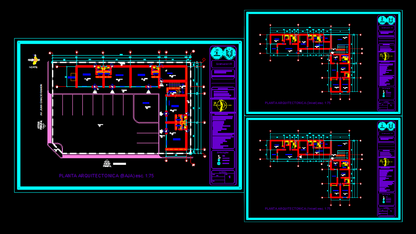 Dibujo de Plano Técnico 2D, CAD