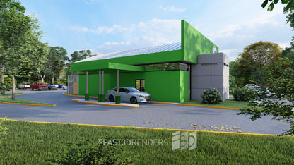 Renderizado 3D Exterior Universal