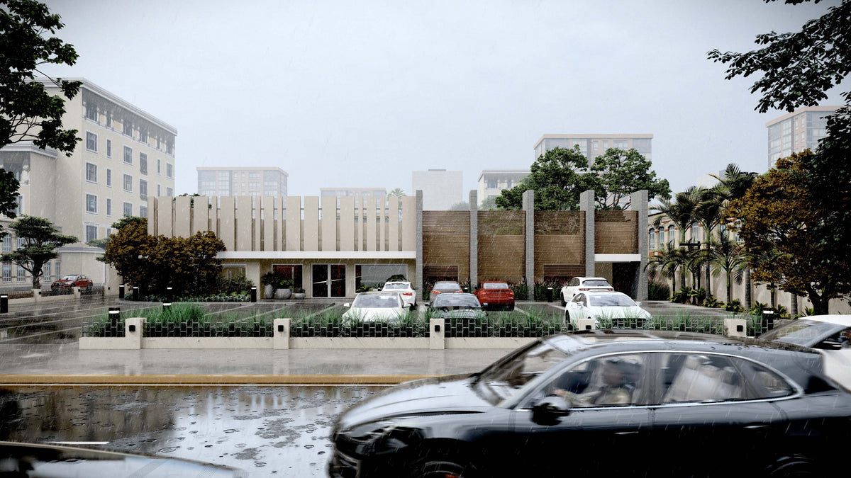 Escena Estándar de Rendering 3D Exterior