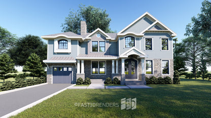 Renderizado 3D Exterior Universal